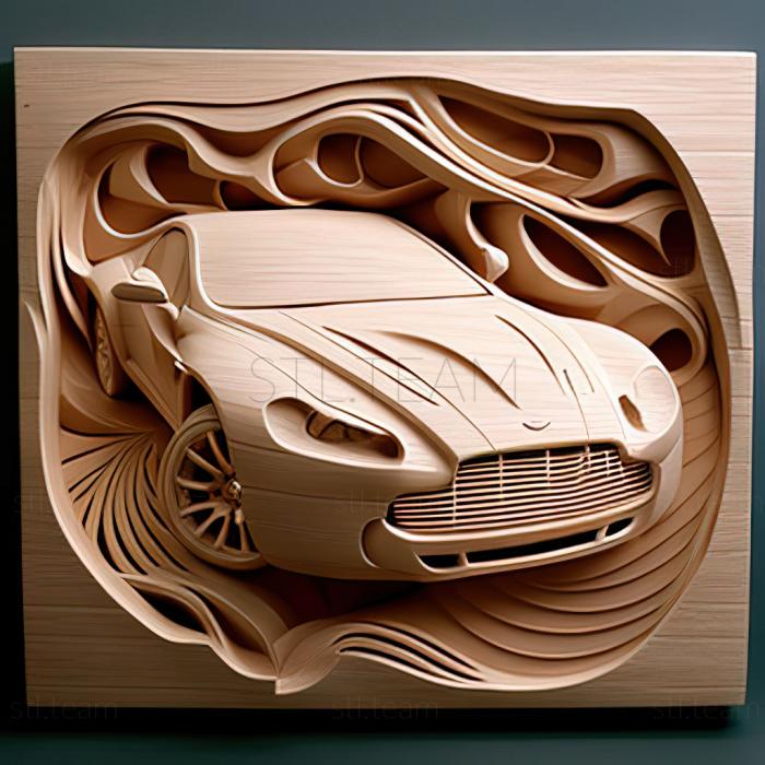 3D модель Aston Martin Vantage 2005 р (STL)